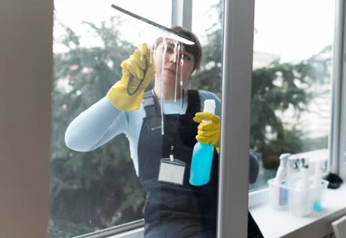 Nettoyage de vitres intérieures et extérieures au Poizat-Lalleyriat
